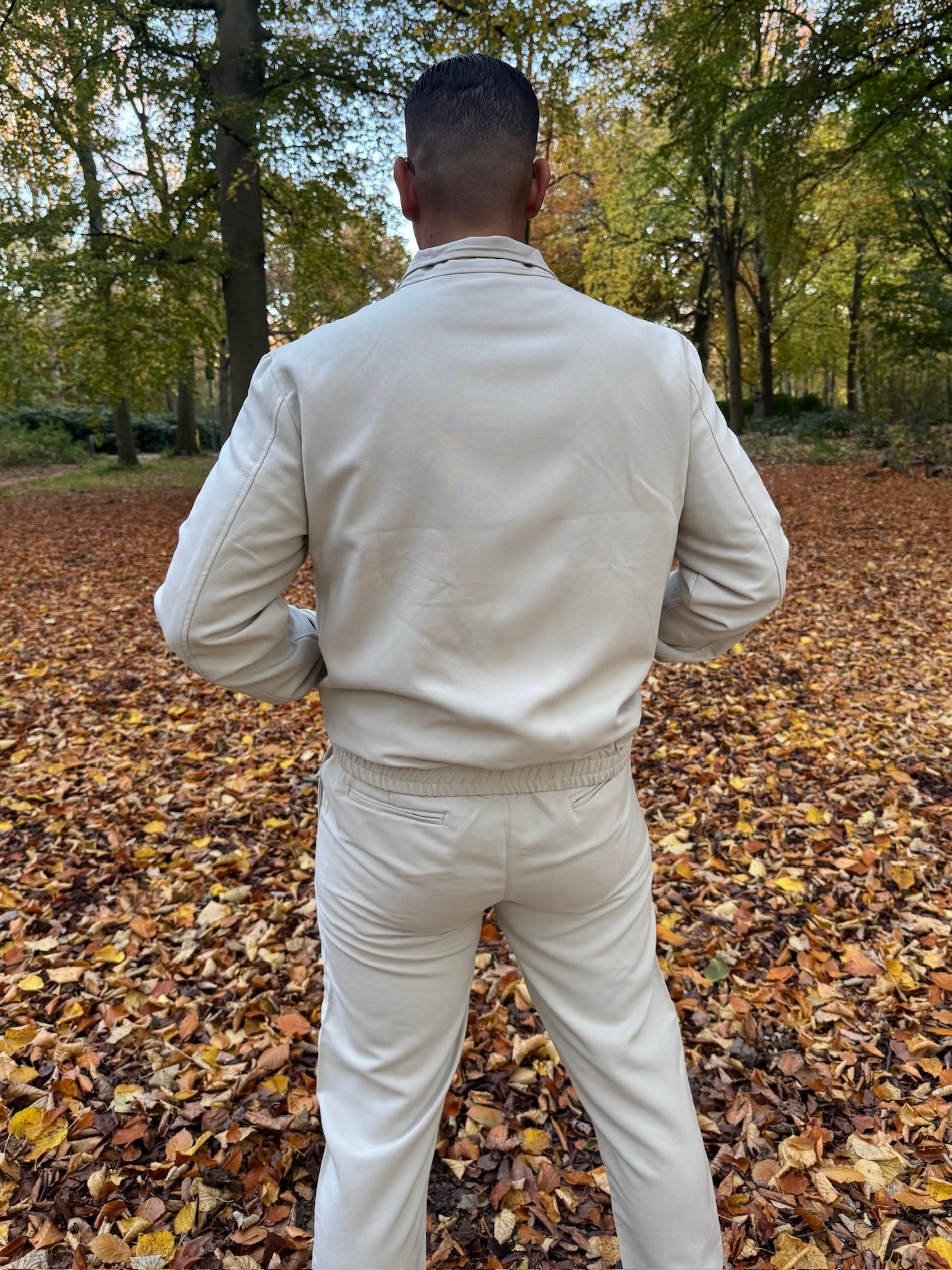 BEIGE CHIQUE - 'The Prestige Tracksuit ' - SLIM FIT LONG LUXE SET