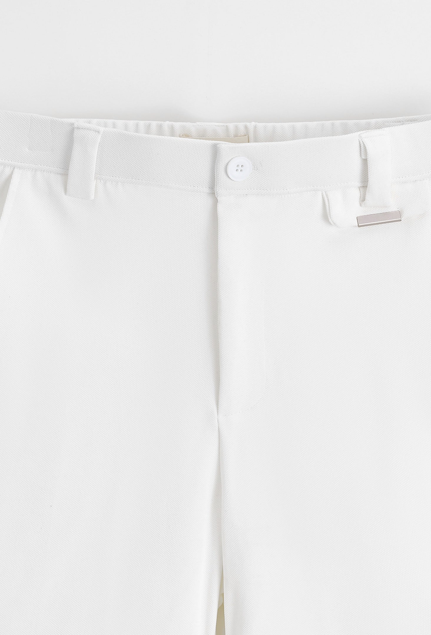 WHITE - PERFECT FIT CHINO SHORT
