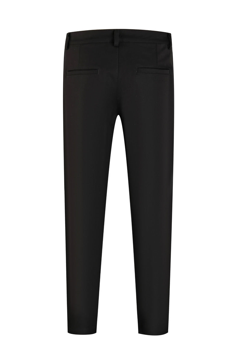 BLACK - PERFECT FIT CHINO PANTS